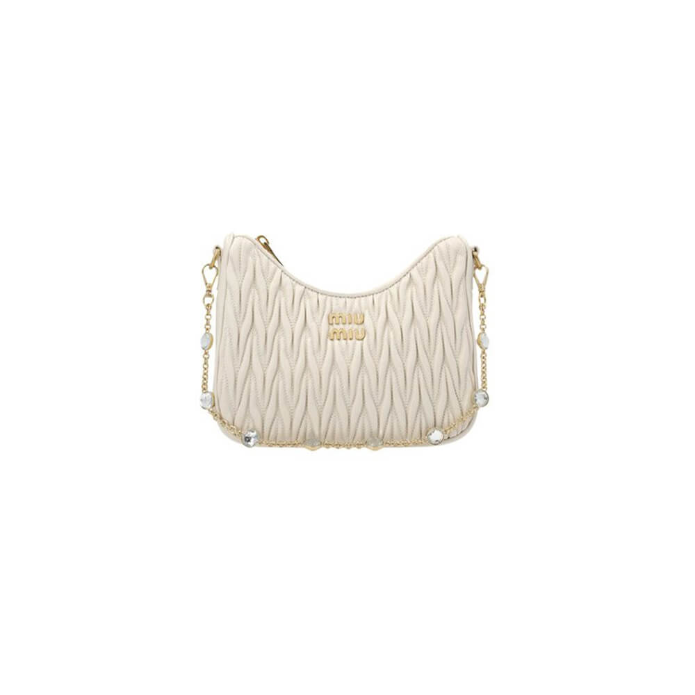 Matelasse nappa leather shoulder bag