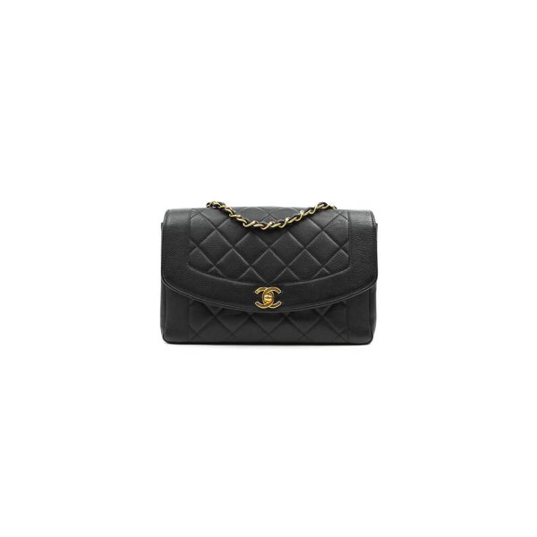 Ch*el vintage small diana flap bag