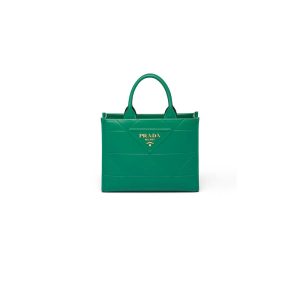 Pra*a men saffiano leather backpack