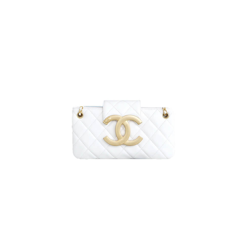 Ch*el baguette bag