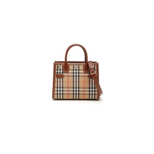 Small Vintage Check Two Handle Title Bag