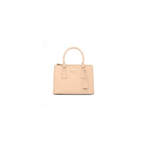 Pra*a men saffiano leather backpack