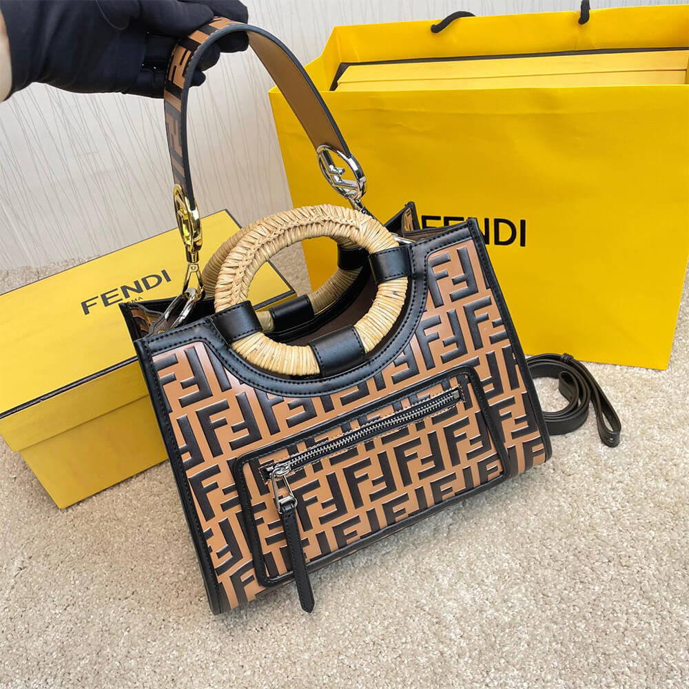 F**di small runaway shopper bag