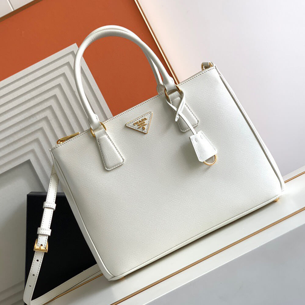 large Pra*a galleria saffiano leather bag