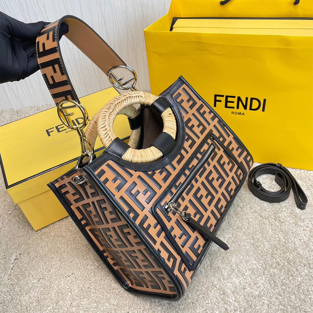 F**di small runaway shopper bag