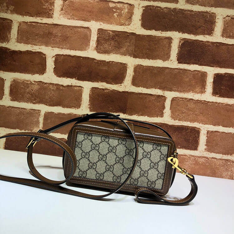 G*u*i gg mini bag with clasp closure