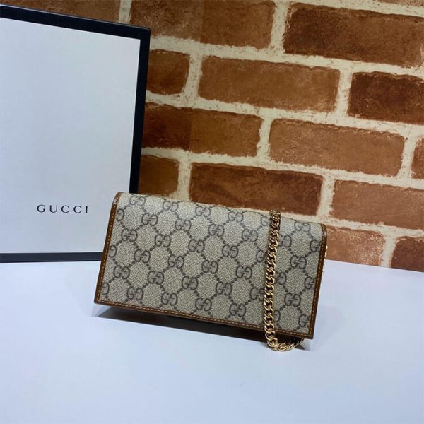 G*u*i horsebit 1955 wallet with chain