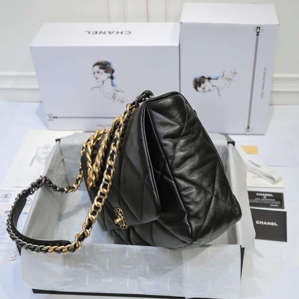Ch*el 19 maxi handbag