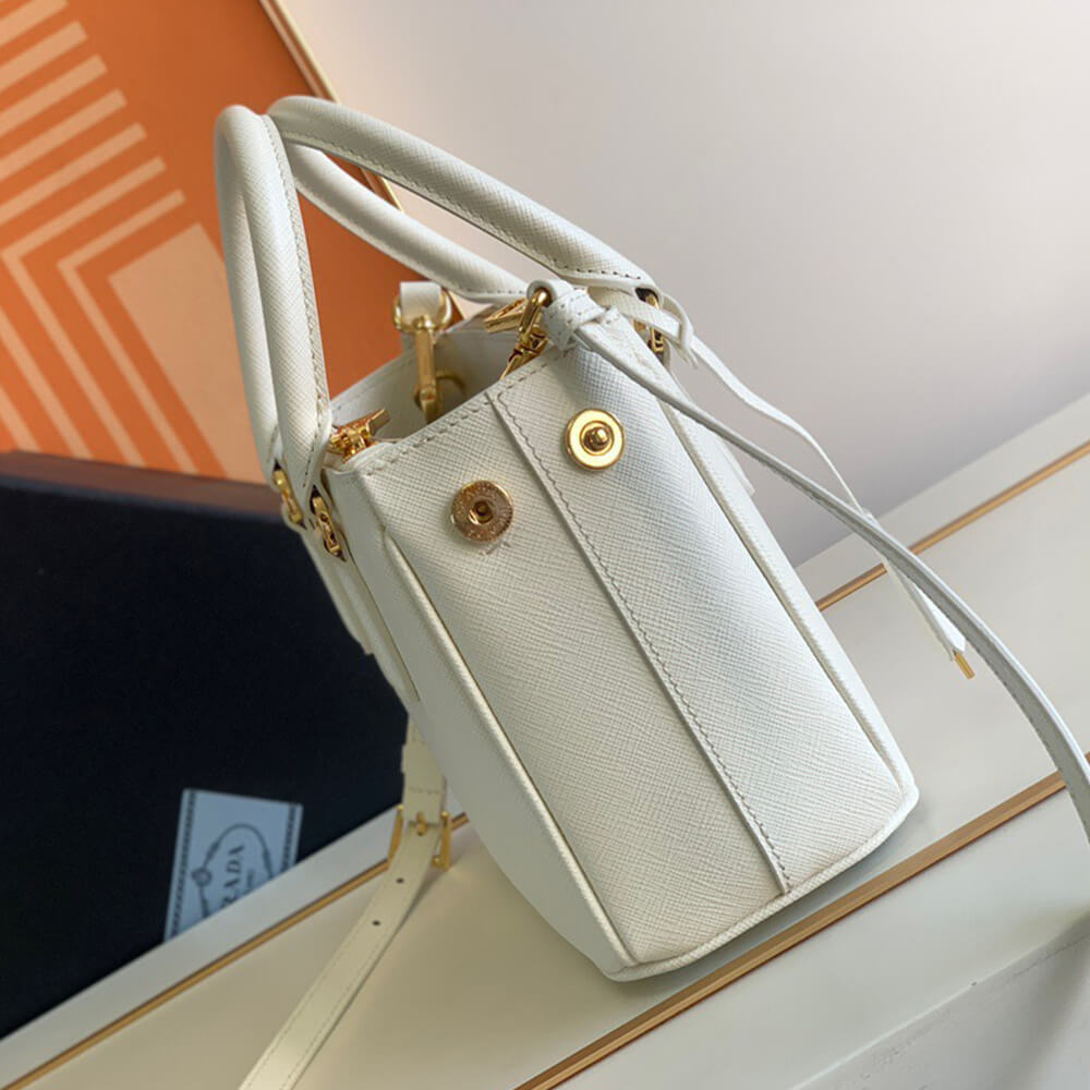 Pra*a galleria saffiano leather mini-bag
