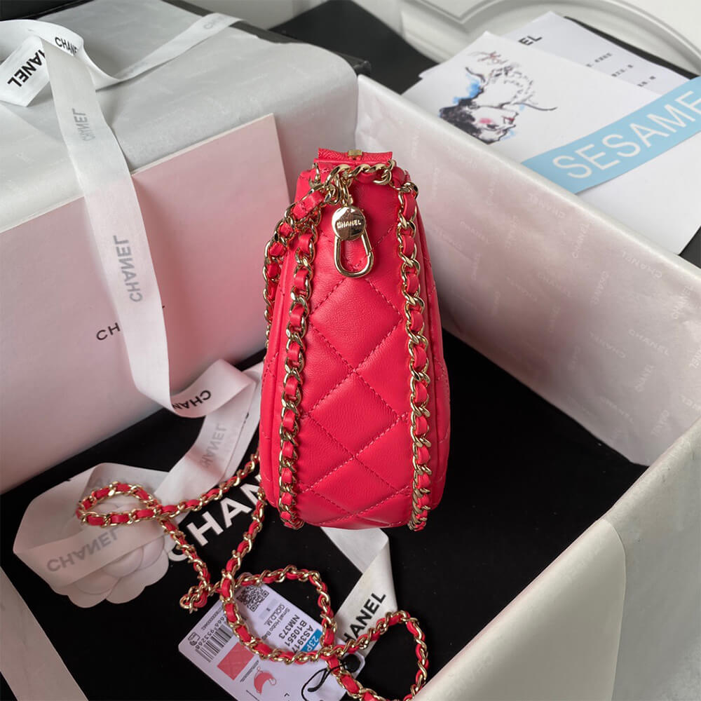 Ch*el small hobo bag