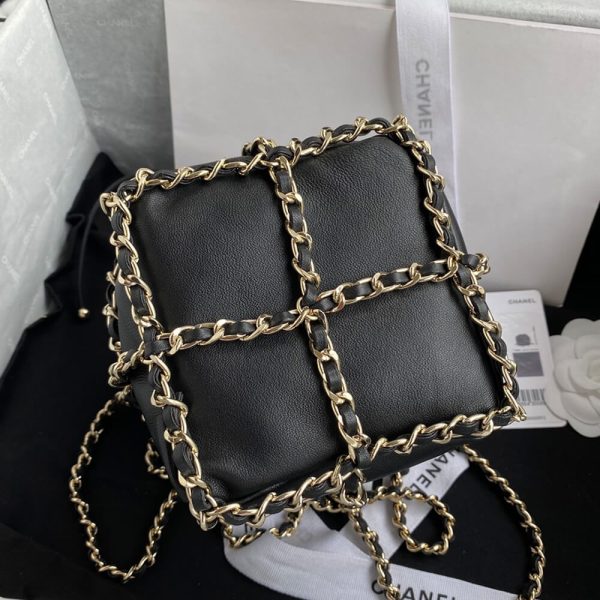 Ch*el small drawstring bag