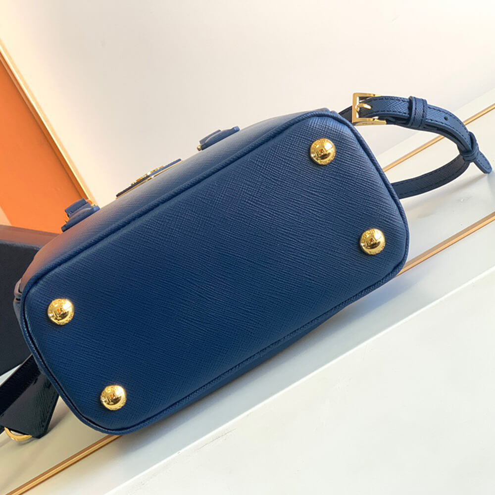 Pra*a galleria saffiano leather mini-bag
