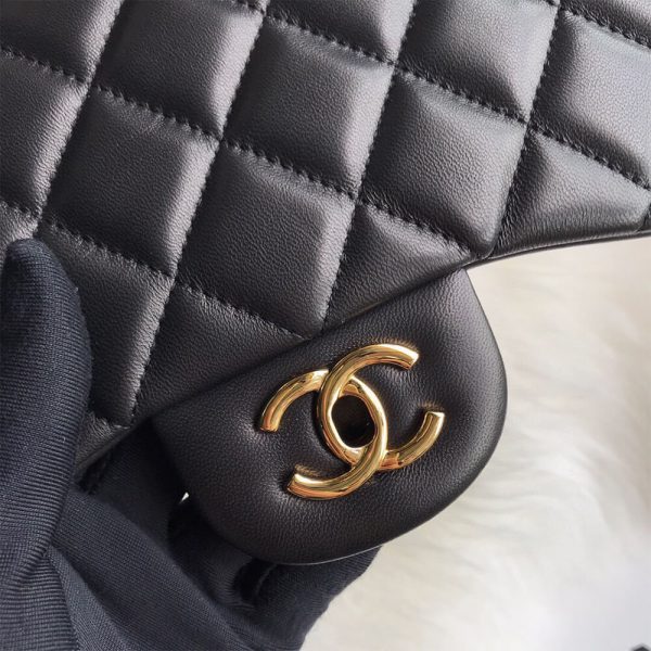 Ch*el classic double flap jumbo