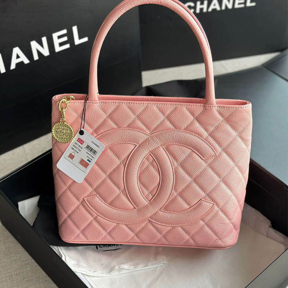 Ch*el medallion tote bag