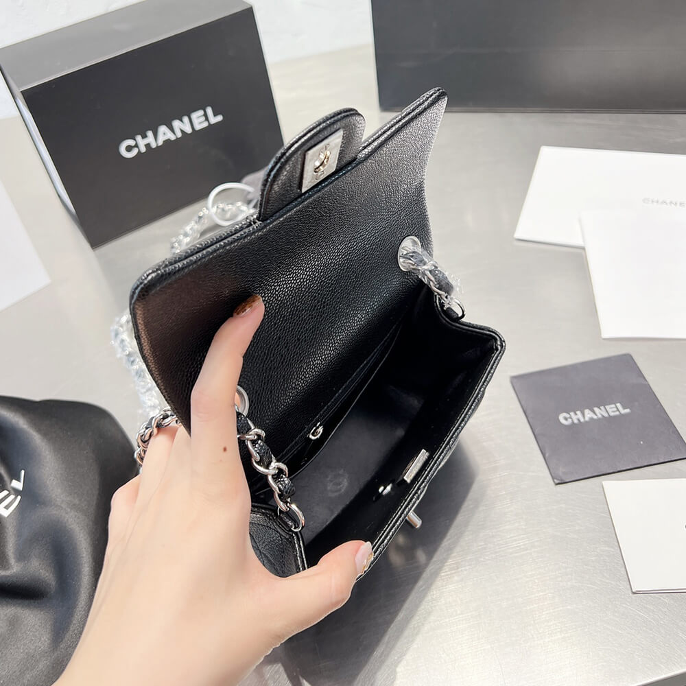 Ch*el mini flap bag