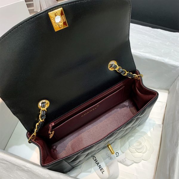 Ch*el vintage small diana flap bag